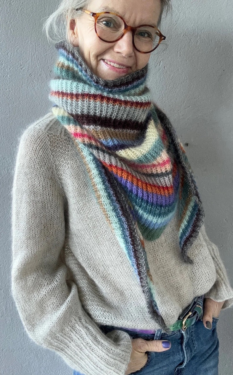 Fluffy Scarf by Arnhild Skatvedt