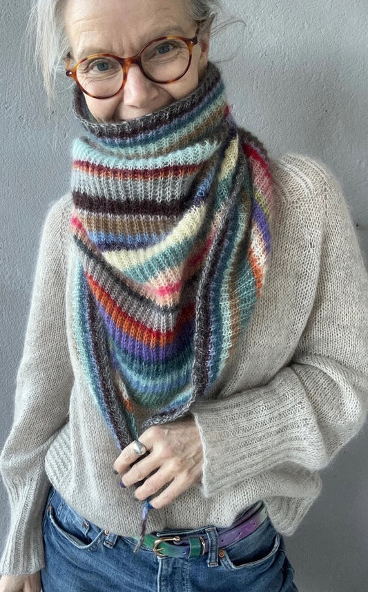 Fluffy Scarf by Arnhild Skatvedt