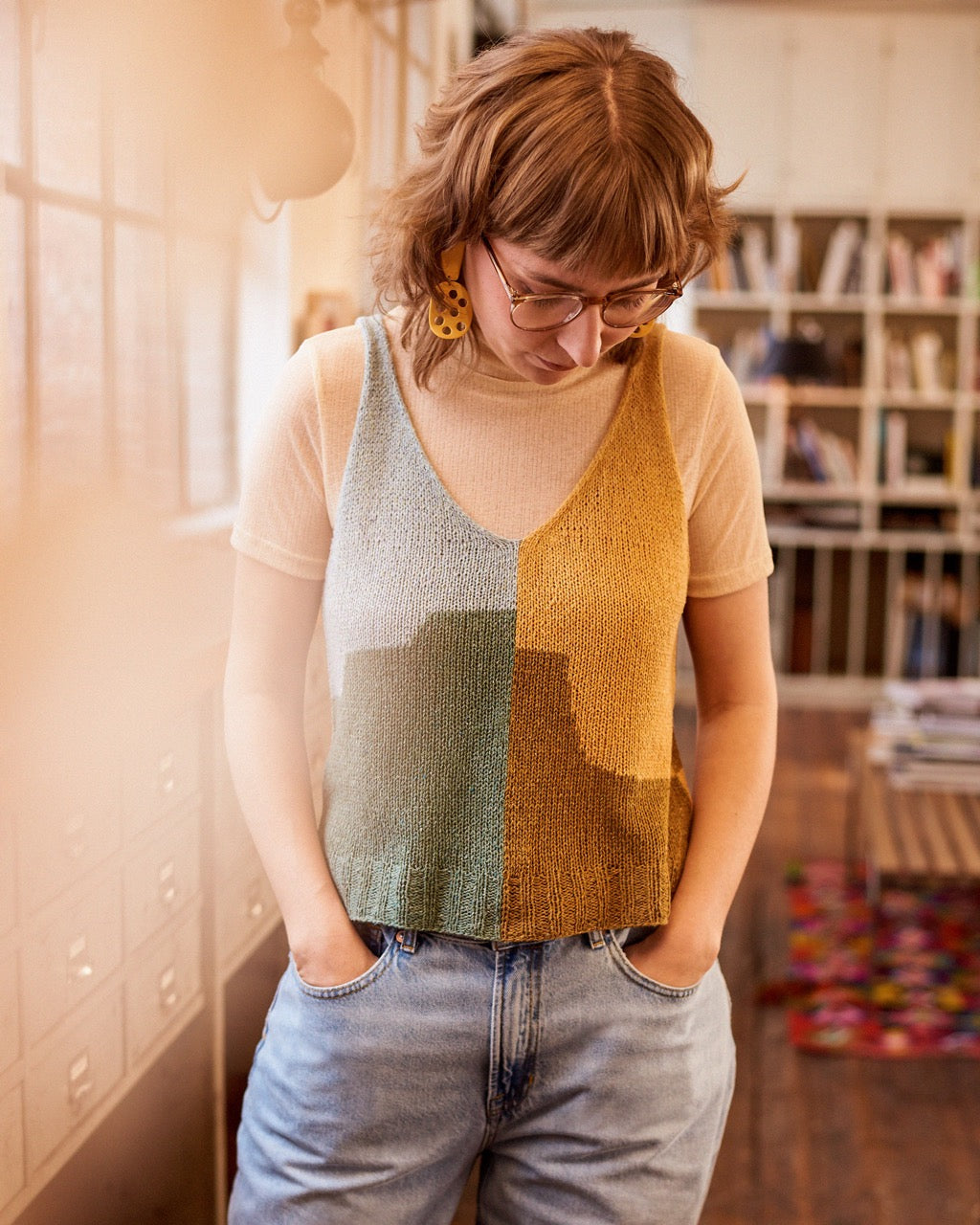 Between Ebb And Flow Top by Anna Husemann