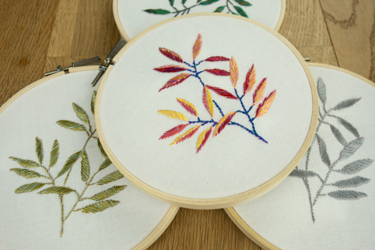 ITO BAMBOO LEAF Embroidery Pattern